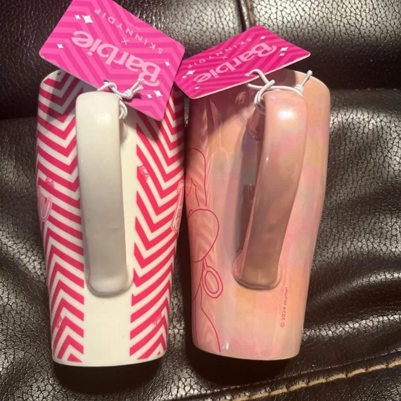 Barbie Ceramic Travel Mugs w/ Lids Bundle New - Picture 7 of 7